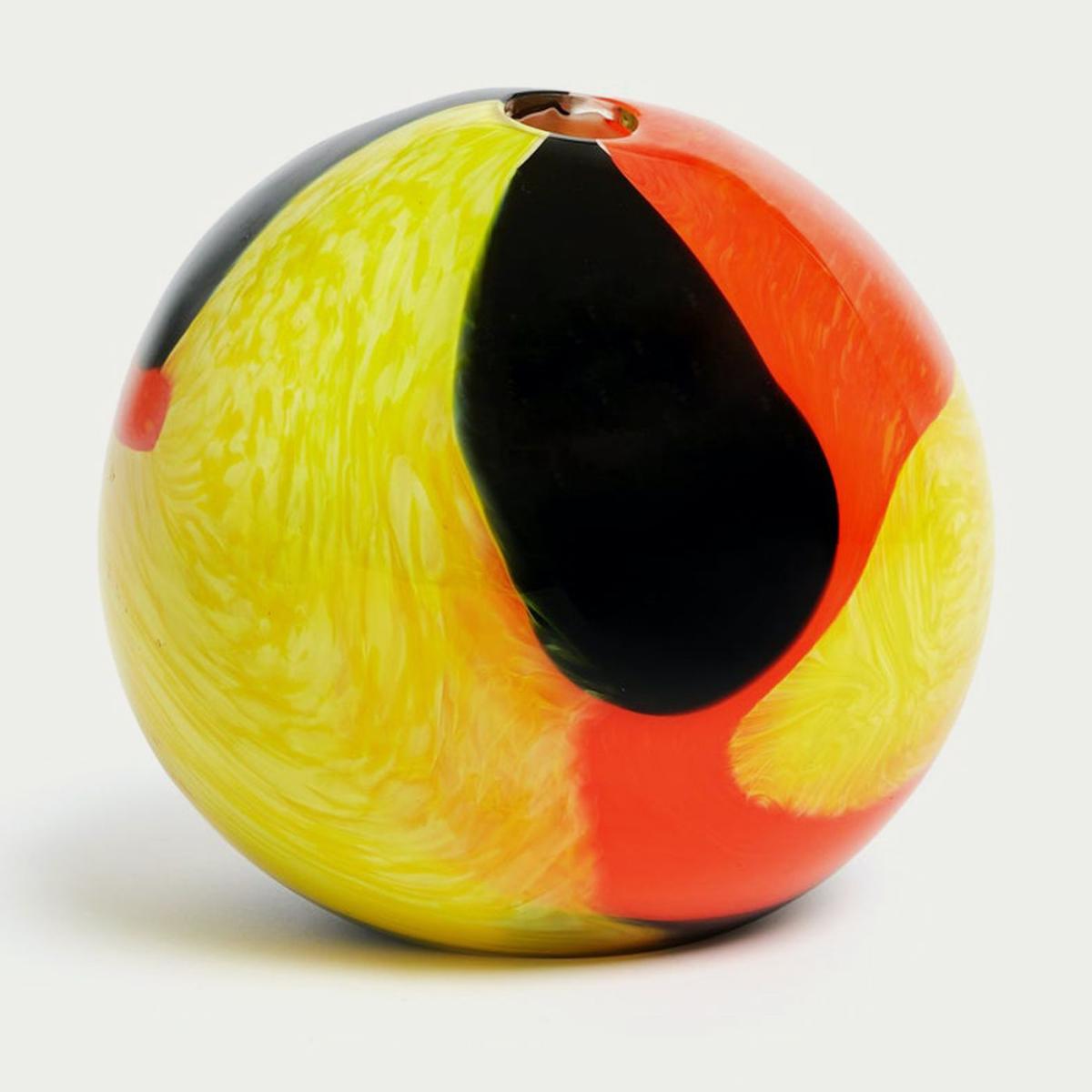 Multicolor 1 Marble Glass Vase – image 1