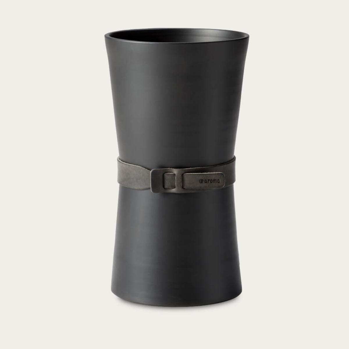 Black Tokoname Vase – image 1