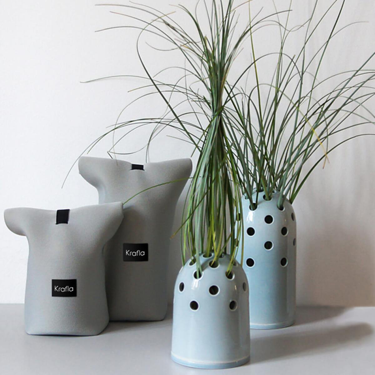 Blue Fly’s Eye Big Vase – image 4