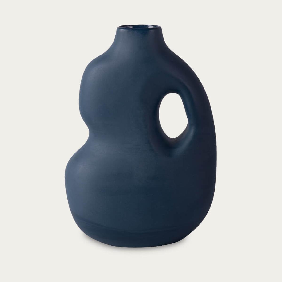 Midnight Blue Aura Vases