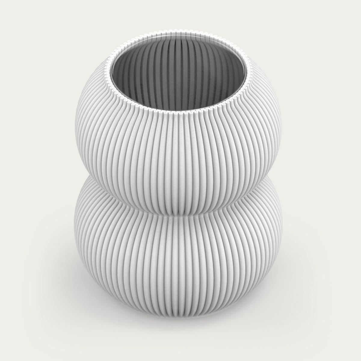 College White Zayl 159g Vase
