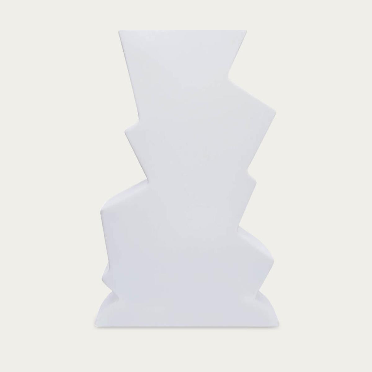 White Jazz Porcelain Vase – image 1