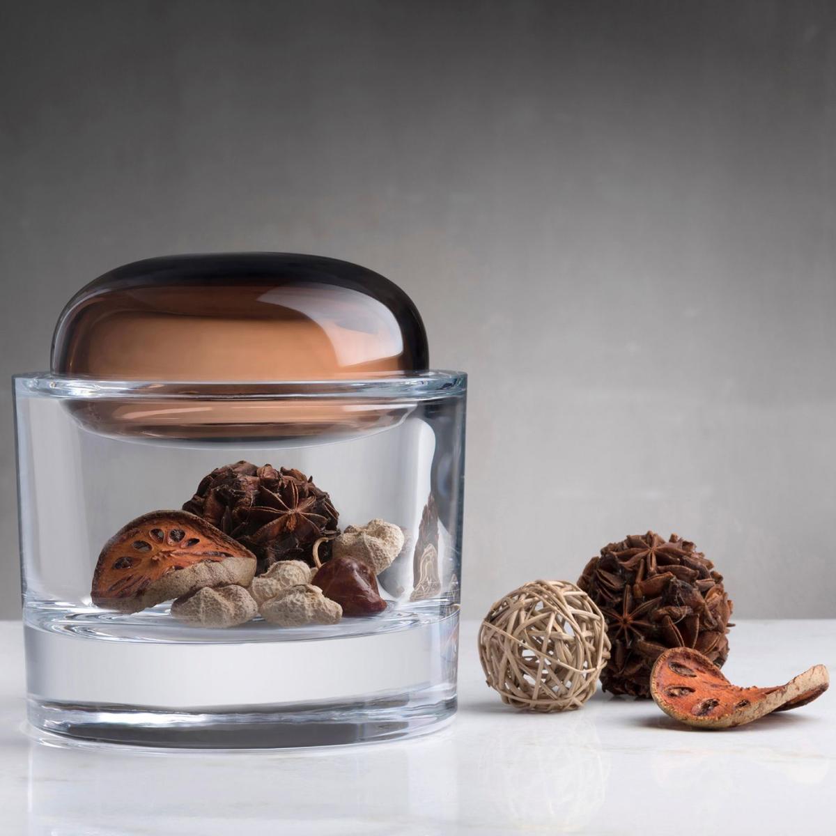 Caramel Ecrin Lidded Vessel Large – image 3