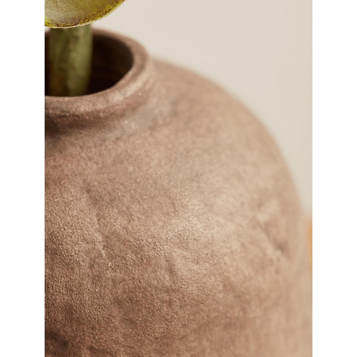 Textured Aged Terracotta Vase – image 2