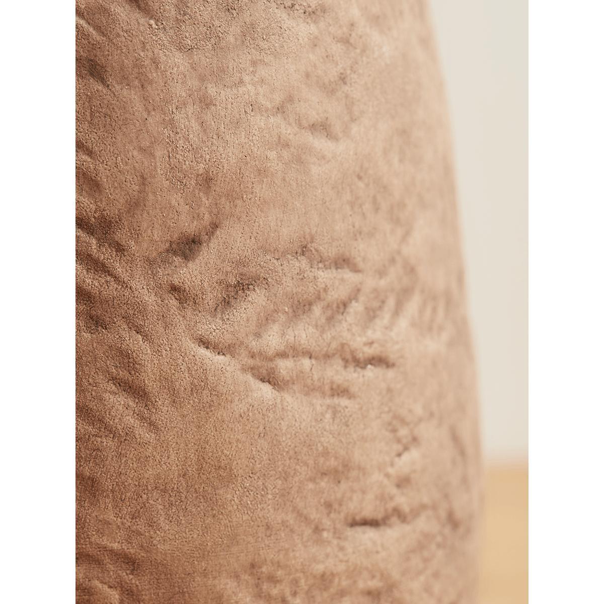 Textured Aged Terracotta Vase – image 3