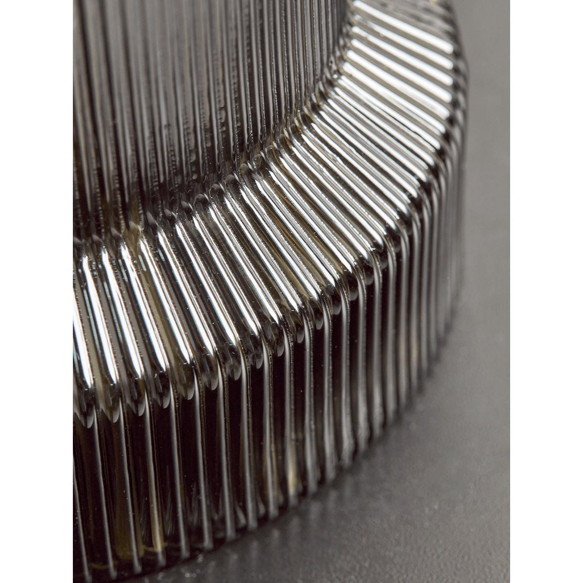 NEW Black Fluted Column Vase – image 3