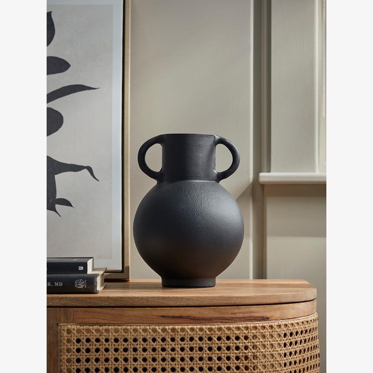 Black Handled Vase – image 1
