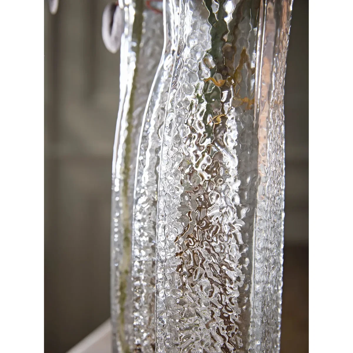 Three Stem Glass Vase – image 2