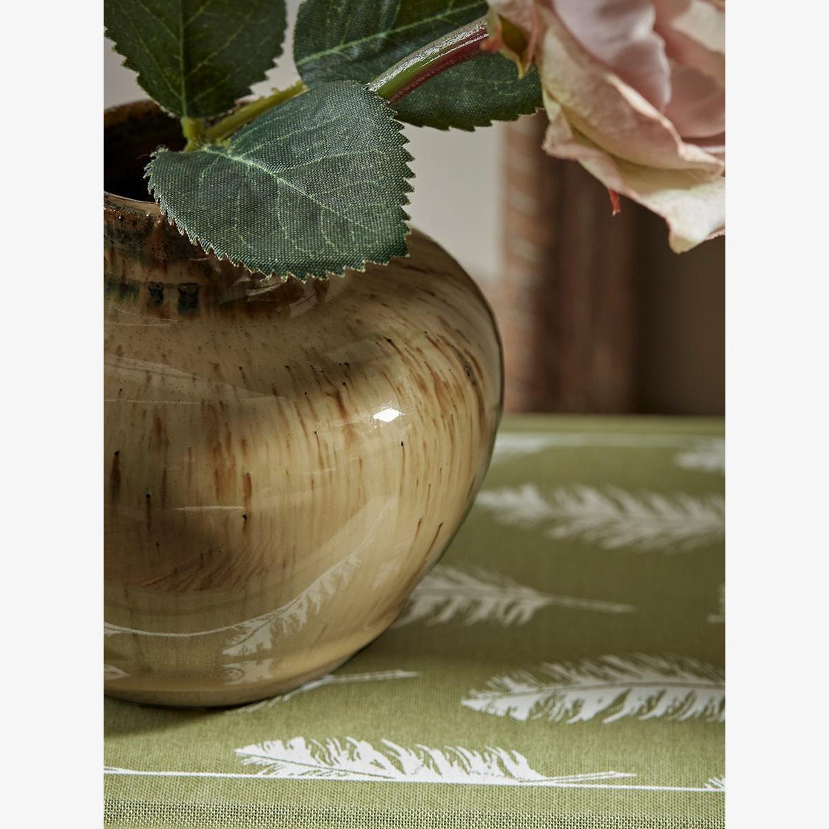 Textured Reactive Glaze Bud Vase – image 1