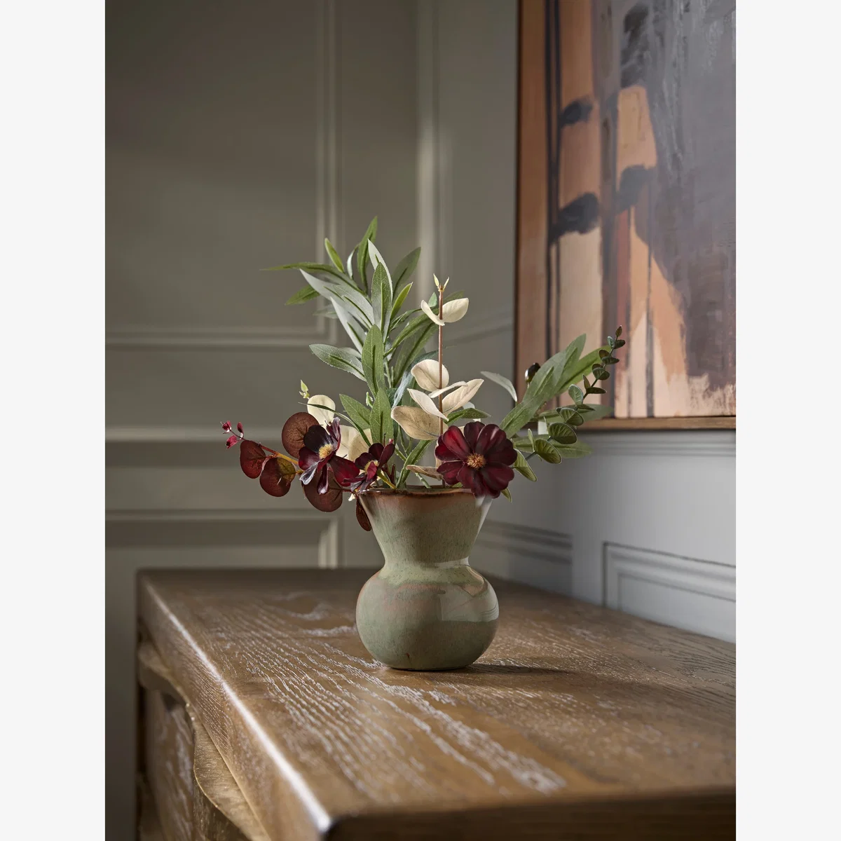 Copper Reactive Glaze Vase