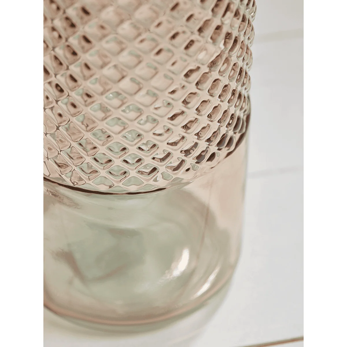 NEW Blush Recycled Glass Vase – image 3