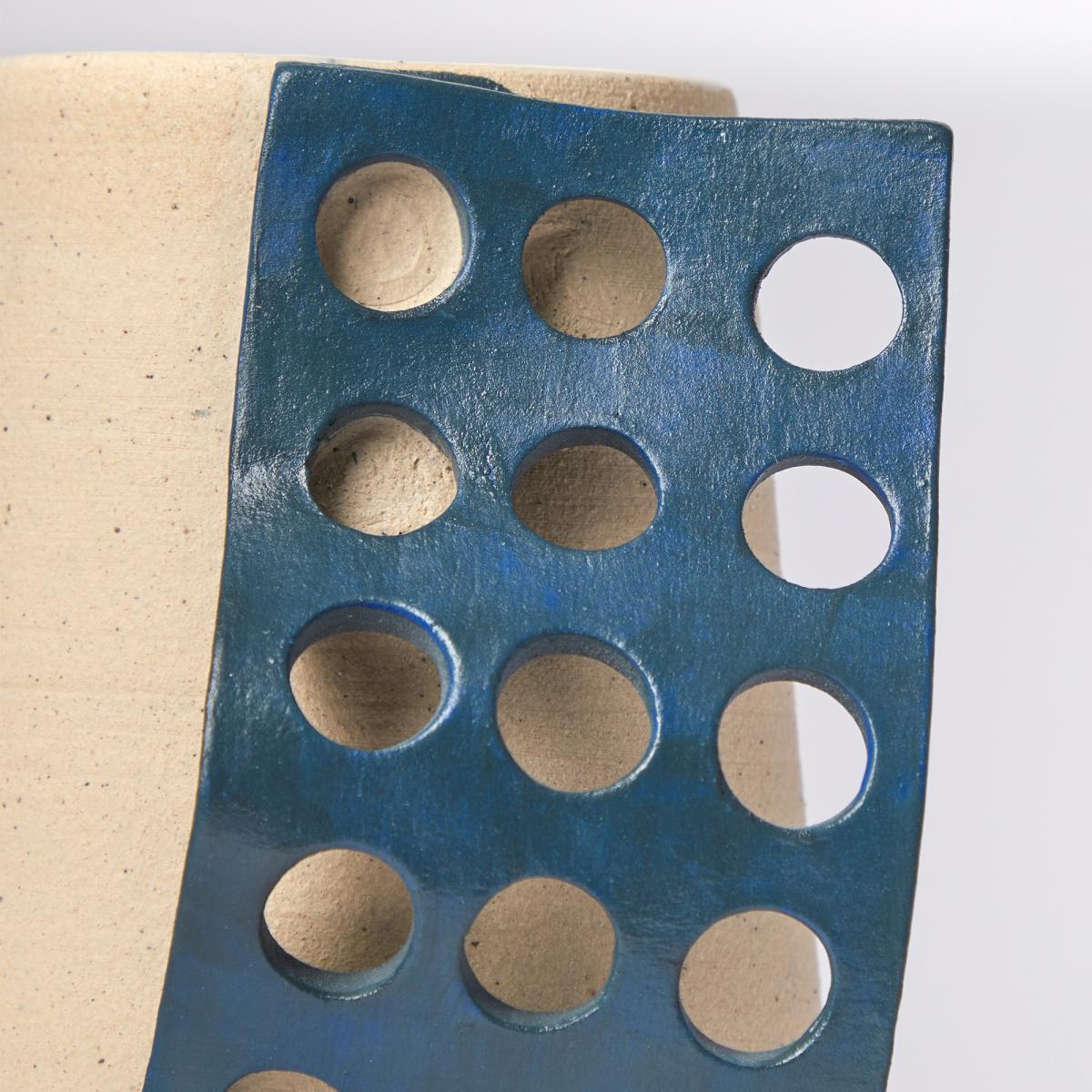 Exclusive Blue Pill Vase By Milo Made Ceramics – image 3