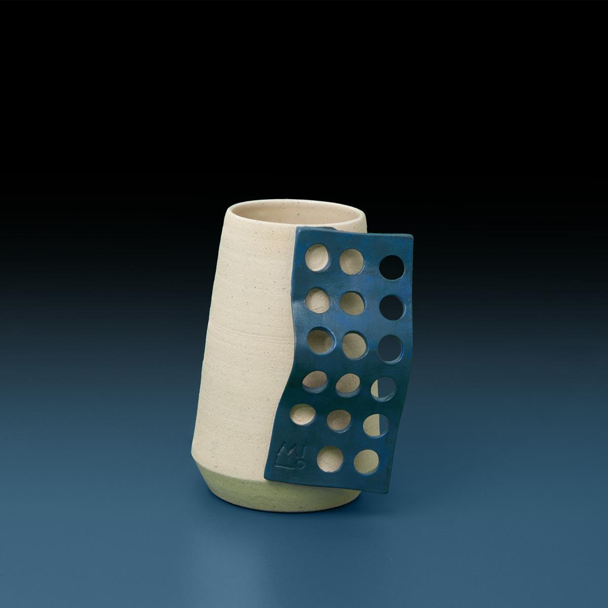 Exclusive Blue Pill Vase By Milo Made Ceramics – image 6