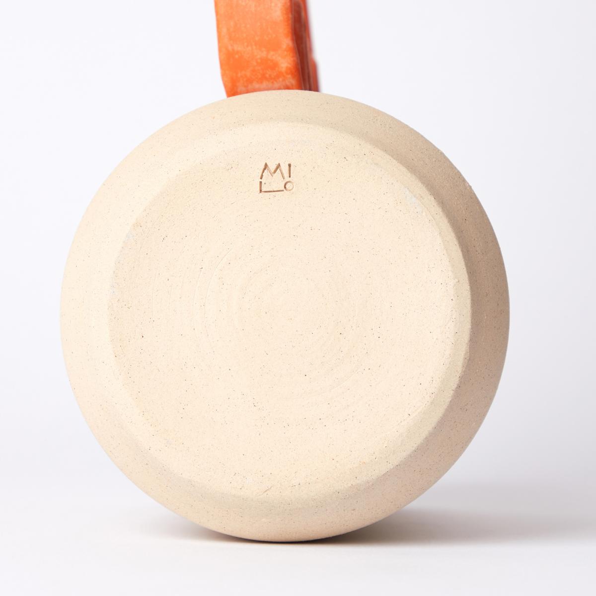 Exclusive Orange Soft Shape Vase By Milo Made Ceramics – image 5