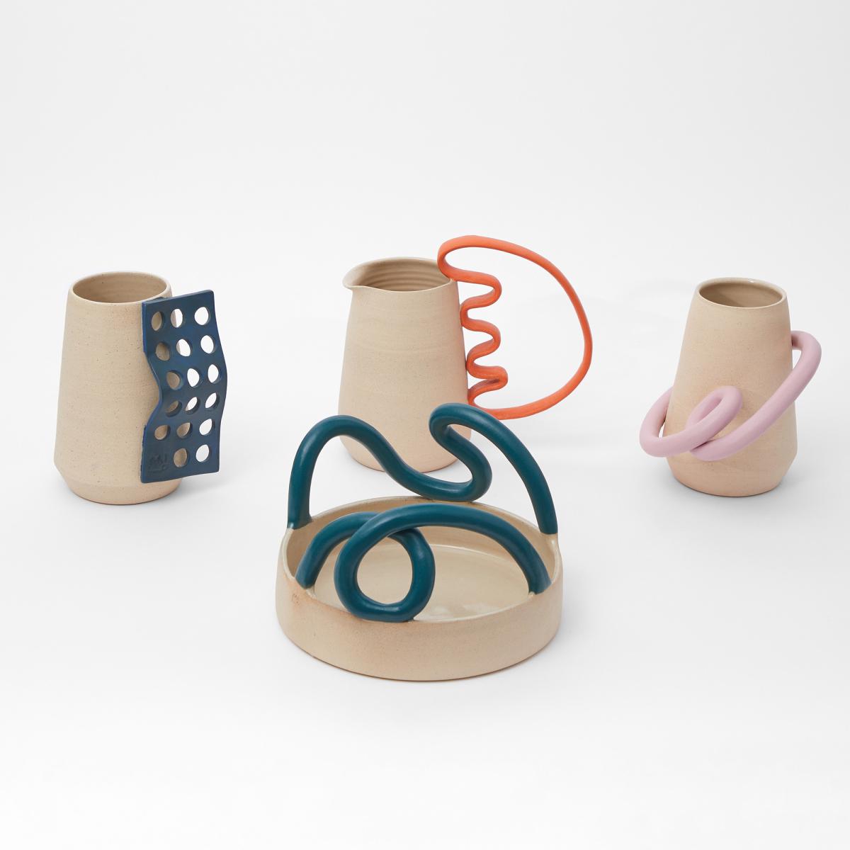 Exclusive Orange Soft Shape Vase By Milo Made Ceramics – image 6