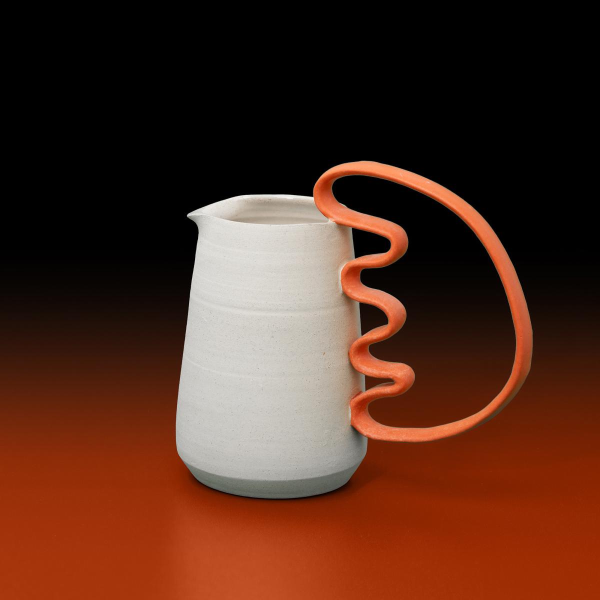 Exclusive Orange Soft Shape Vase By Milo Made Ceramics – image 7