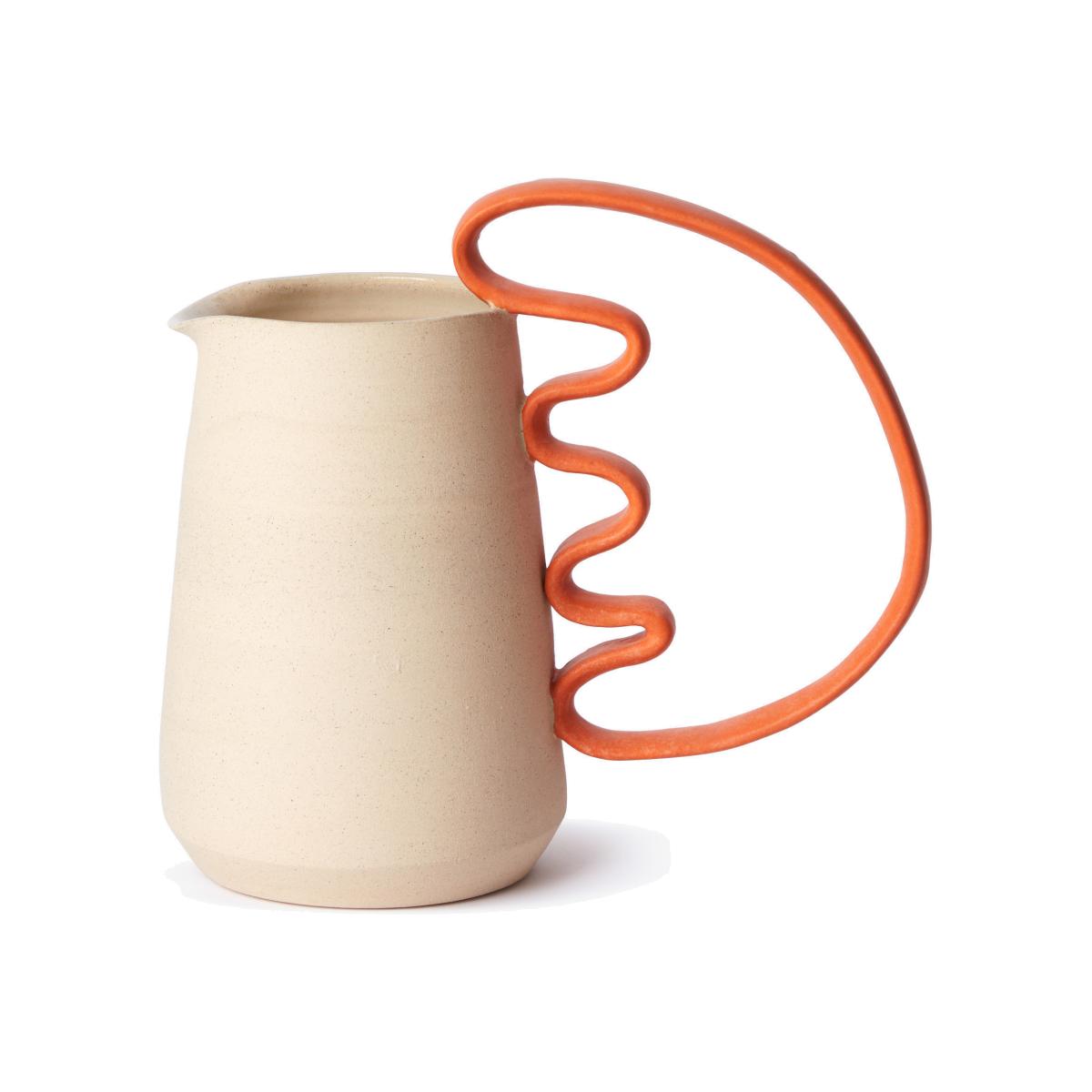 Exclusive Orange Soft Shape Vase By Milo Made Ceramics – image 1