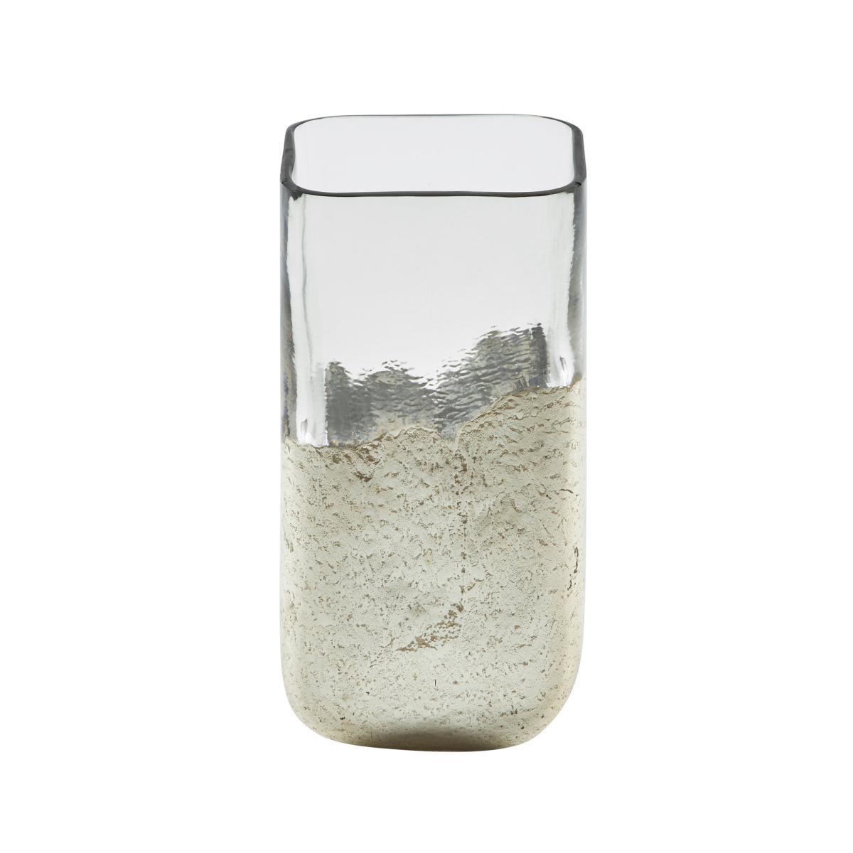 Silver Glass Vase Silver – image 2