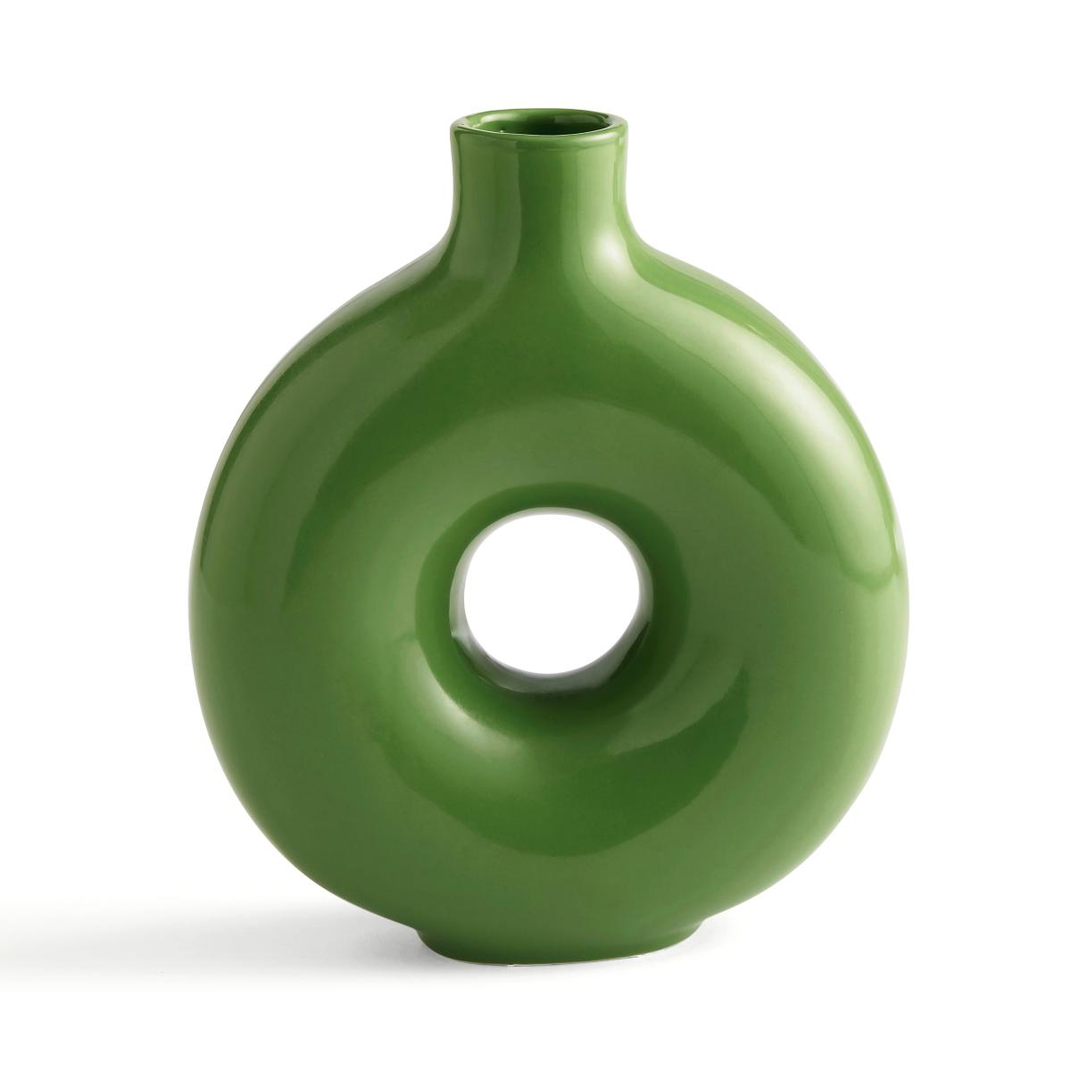 Ceramic Donut Vase Apple – image 3
