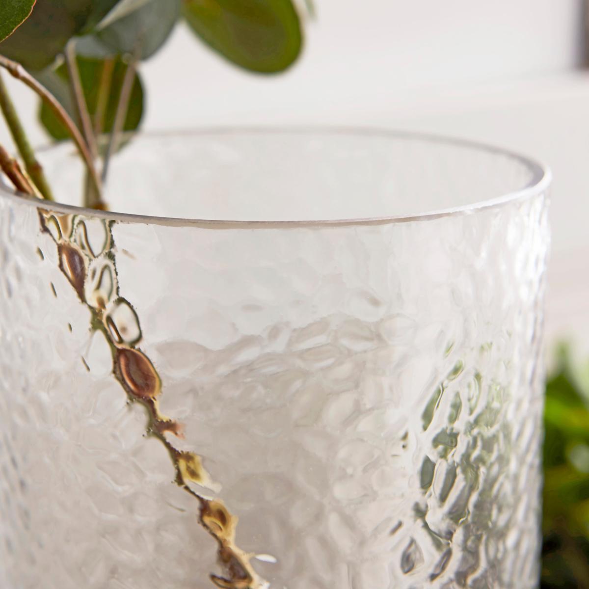 Bubble Tube Glass Vase Clear – image 2