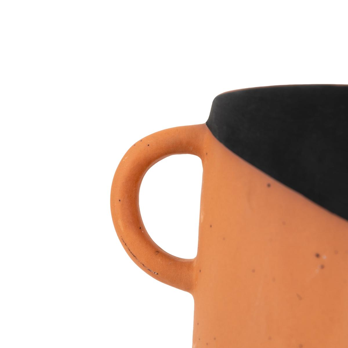 Cardea Medium Abstract Terracotta Vase MultiColoured – image 2