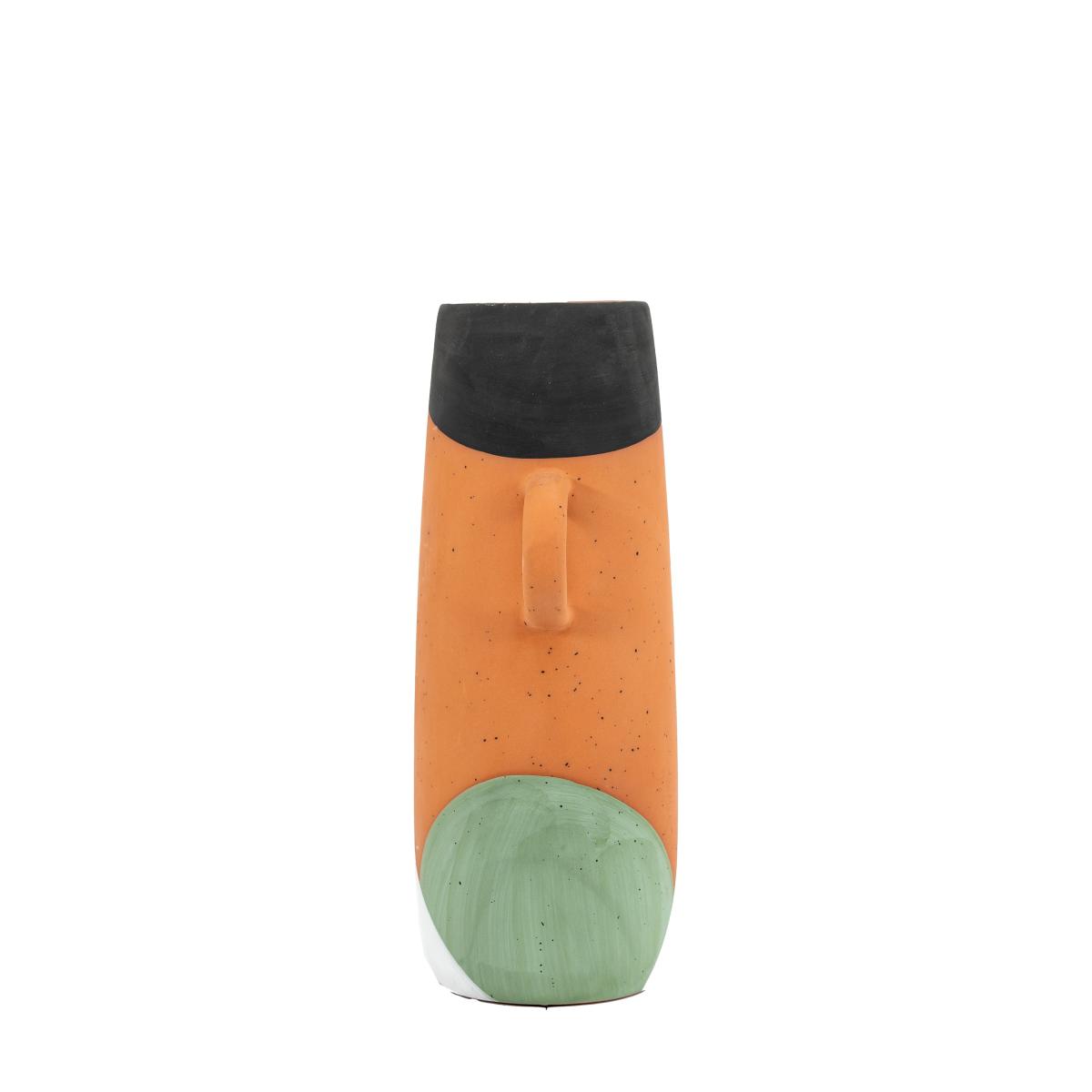 Cardea Medium Abstract Terracotta Vase MultiColoured – image 6