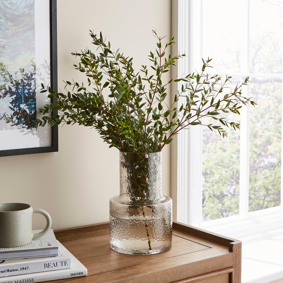 Glass Floor Vase Smoke (Grey) – image 2