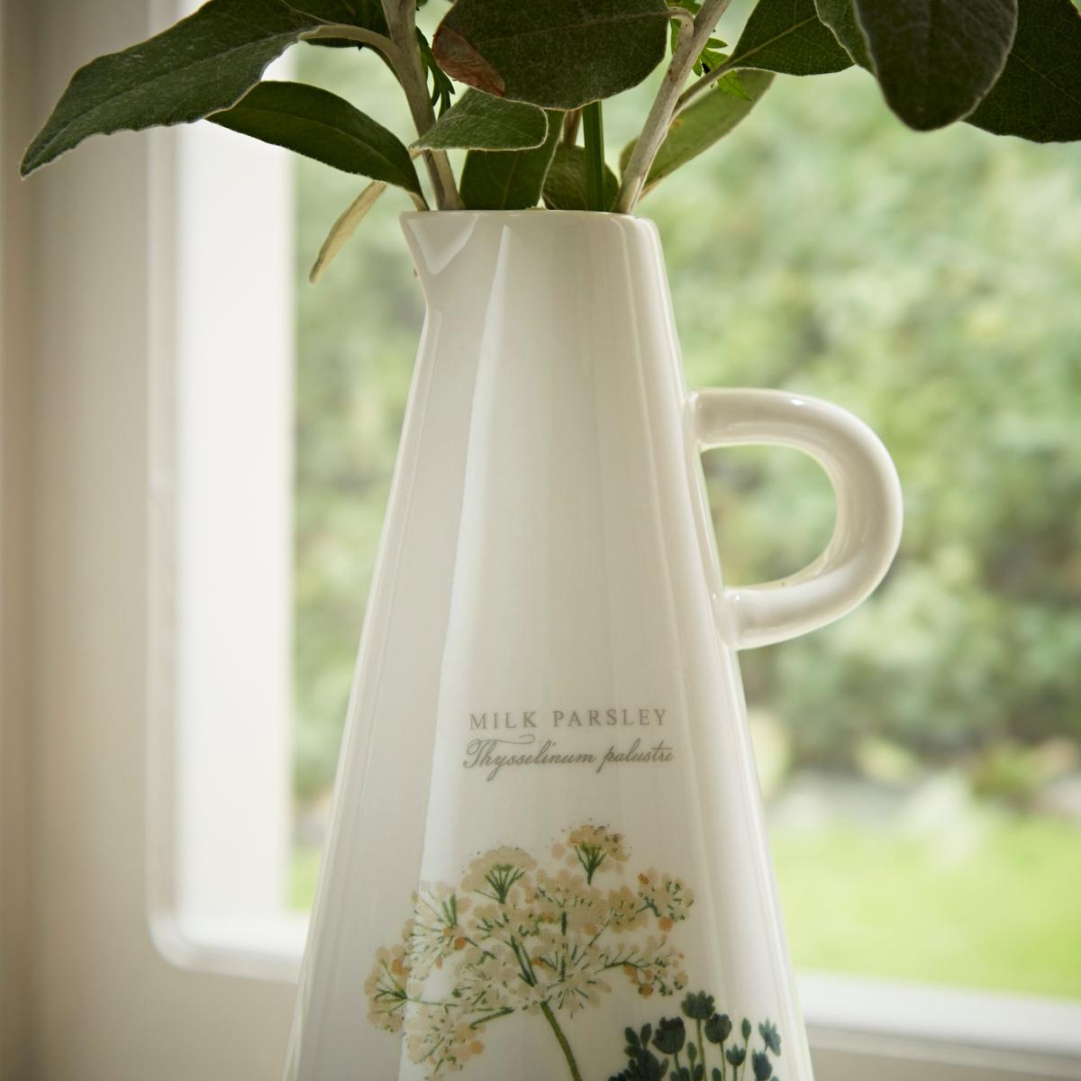Milk Parsley Ceramic Tall Vase 25cm MultiColoured – image 4