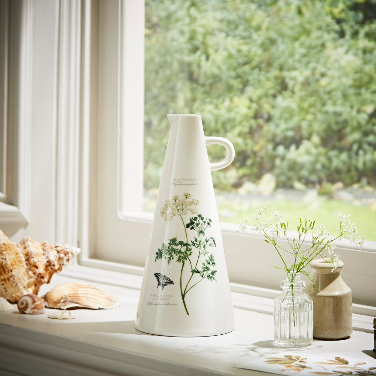 Milk Parsley Ceramic Tall Vase 25cm MultiColoured – image 5