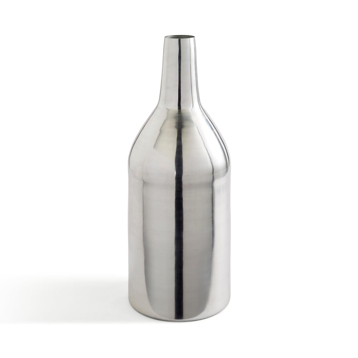 Metal Floor Vase Silver – image 3