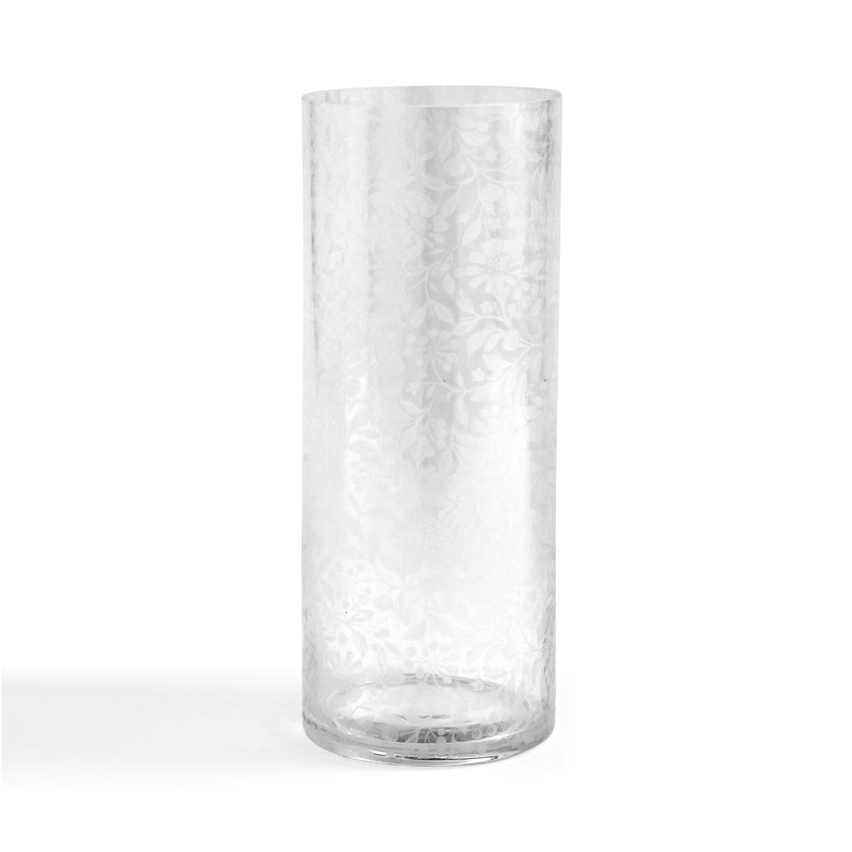 Frosted Cylinder Glass Vase Clear – image 3