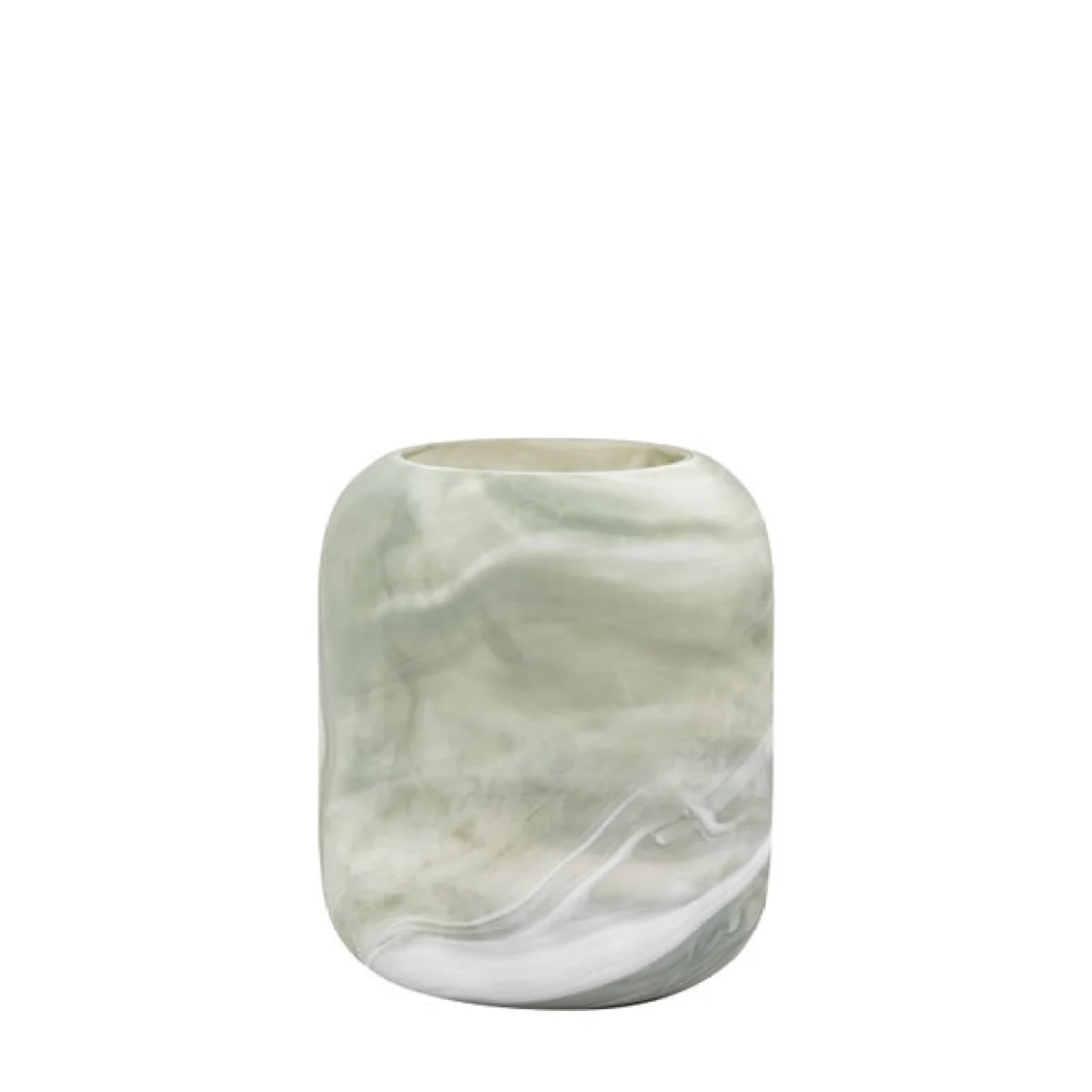 Cedar & Sage Caldeira Hand Blown Glass Wide Sage Vase – image 5