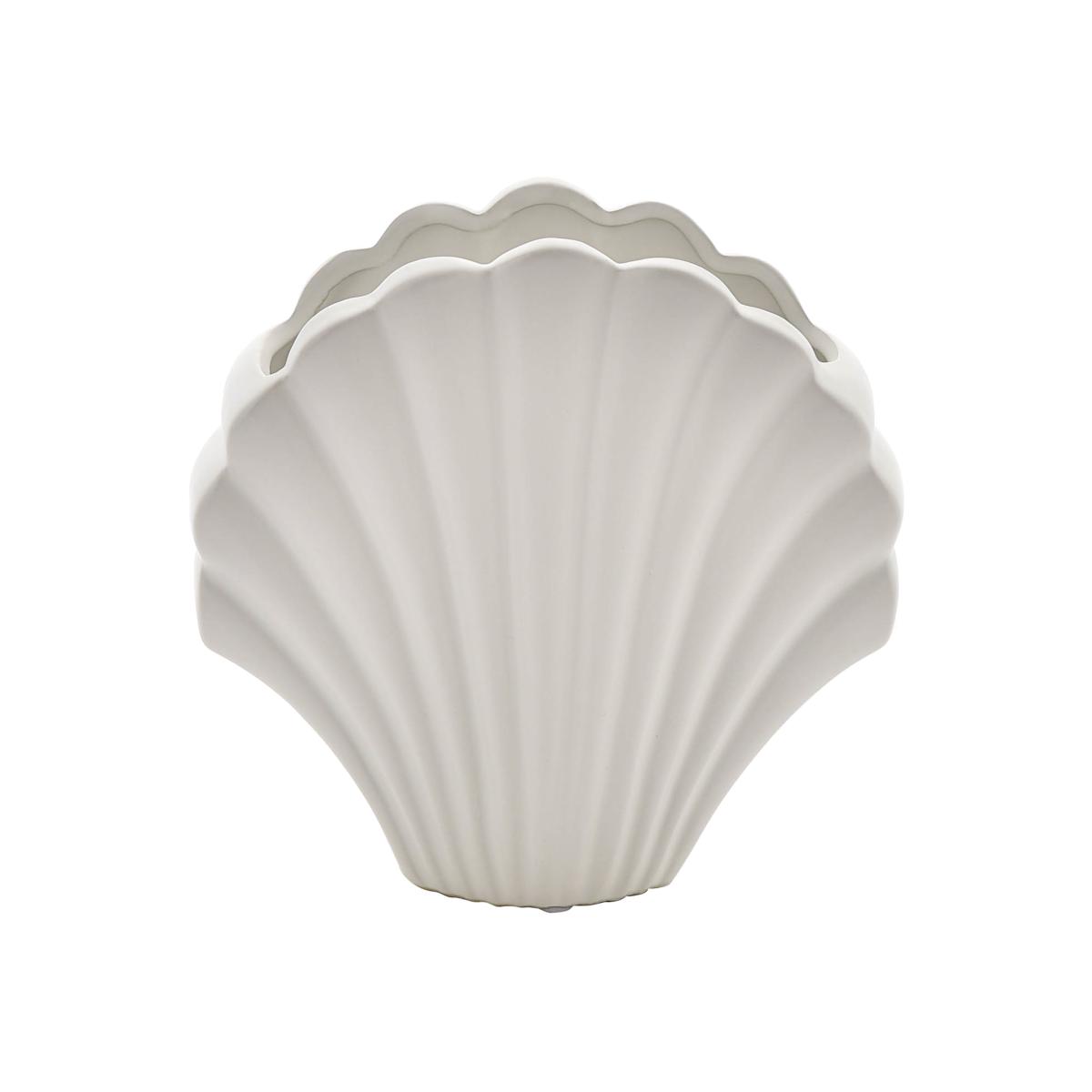 Hestia Shell Ceramic Vase – image 1