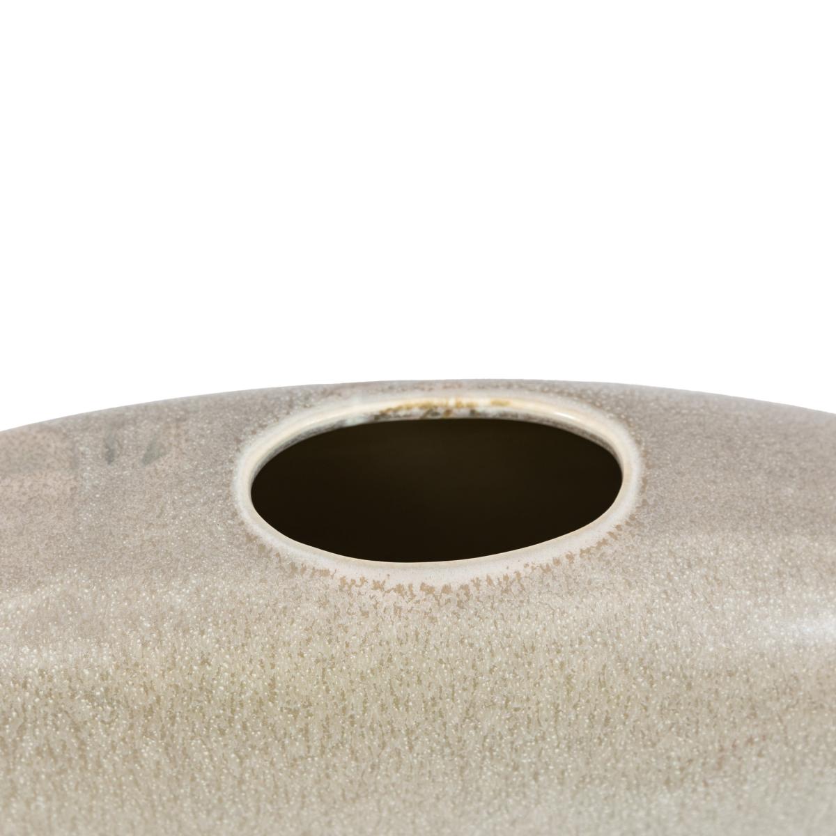 Walcott Medium Pebble Stoneware Vase Pebble – image 4