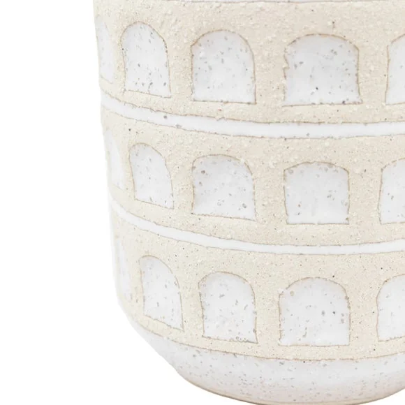 Cedar & Sage Capua Ceramic Graphic Vase – image 3