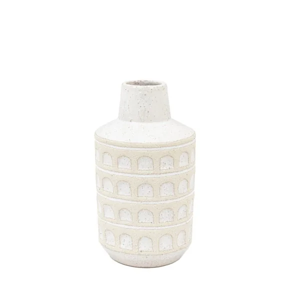 Cedar & Sage Capua Ceramic Graphic Vase – image 5