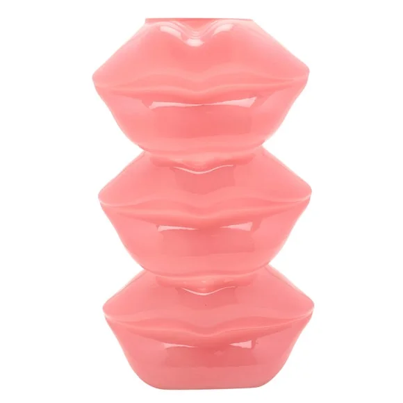 The Feel Good Club Lip Stack Glass Vase – image 2