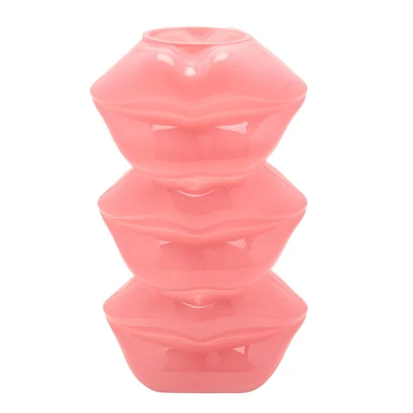 The Feel Good Club Lip Stack Glass Vase – image 3