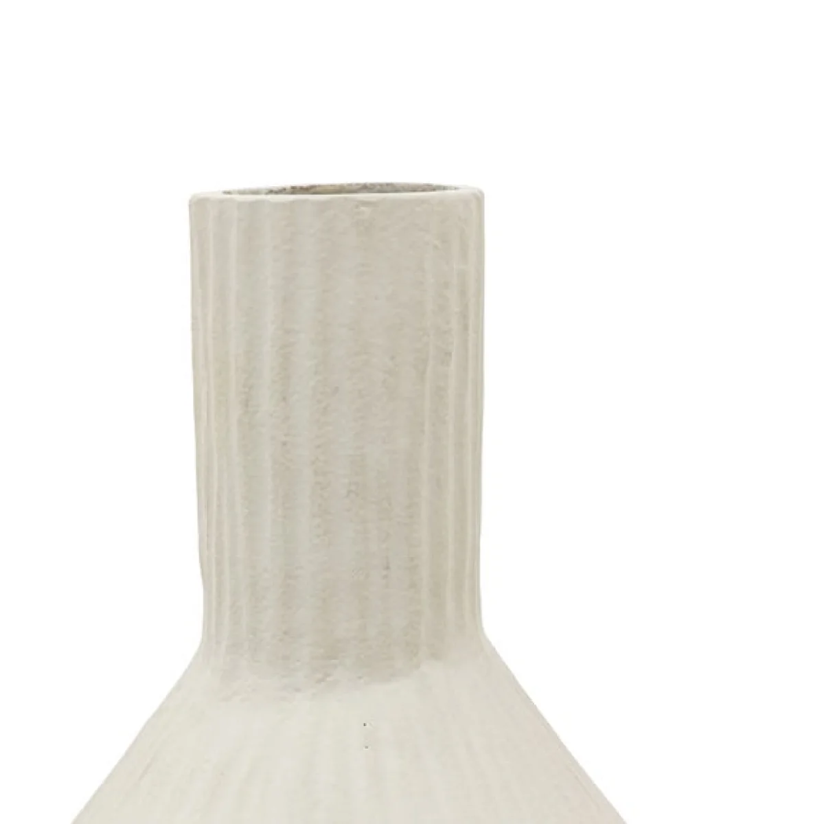 Cedar & Sage Zahara Ribbed Cast Aluminium Vase – image 4