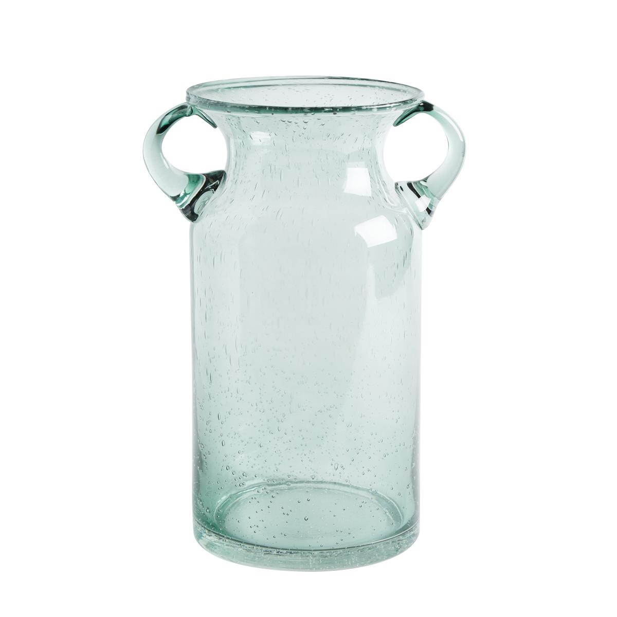Tall Green Glass Vase Green – image 3
