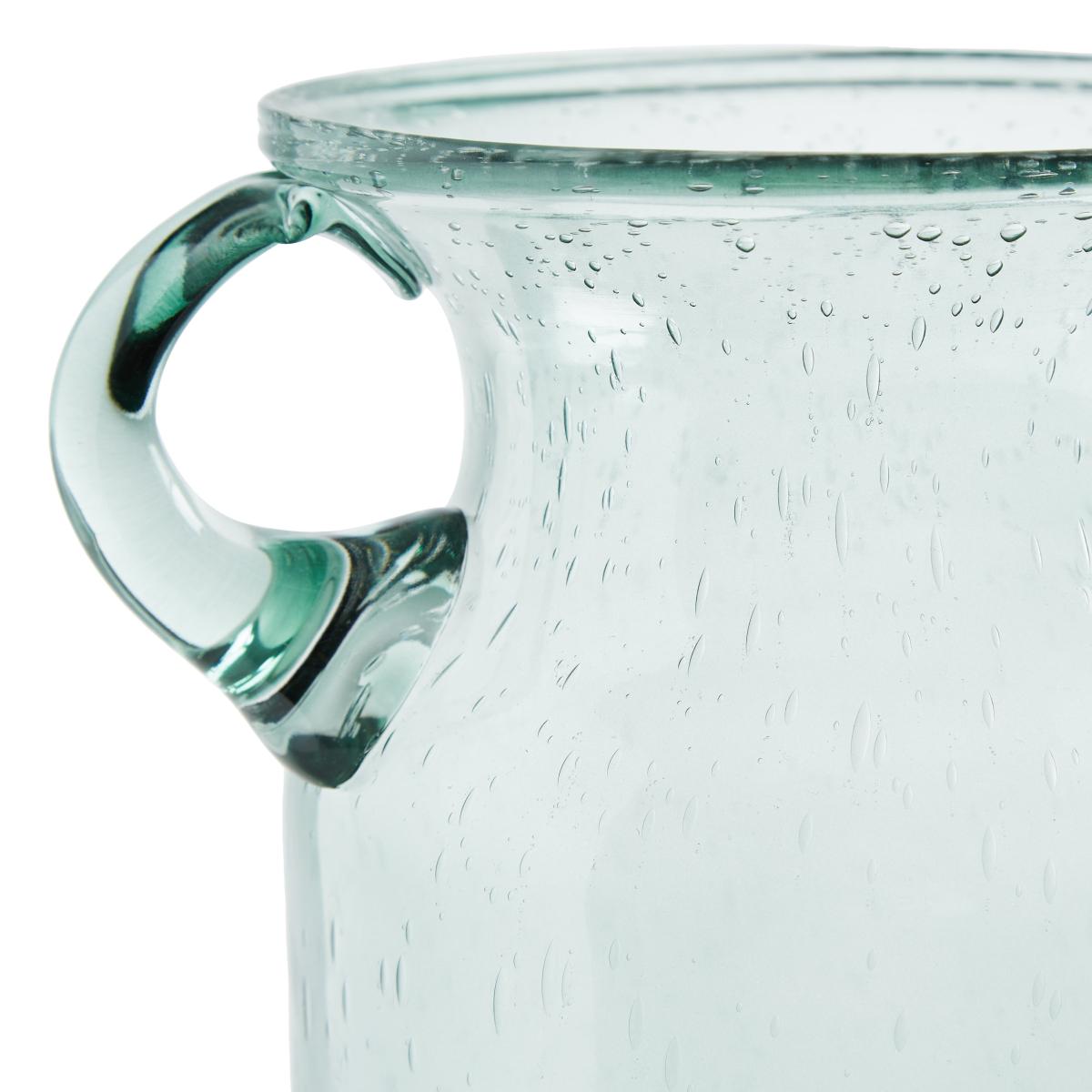 Tall Green Glass Vase Green – image 4