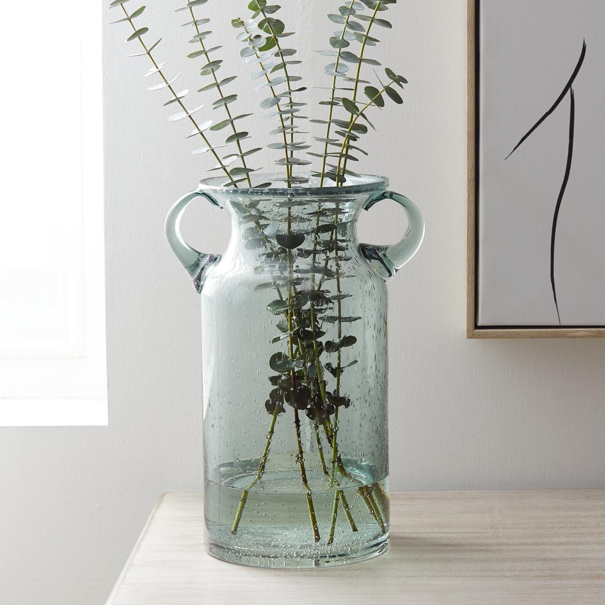 Tall Green Glass Vase Green – image 1