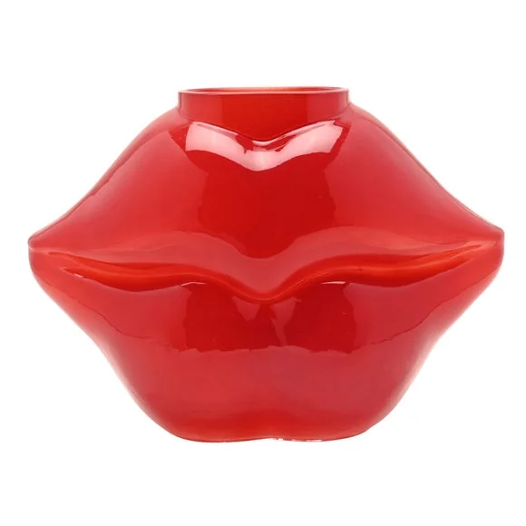 The Feel Good Club Lips Glass Vase – image 2