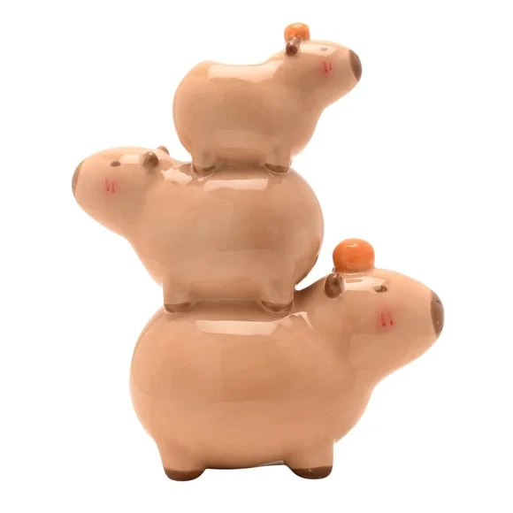 The Feel Good Club Capybara Stack Ceramic Vase – image 7