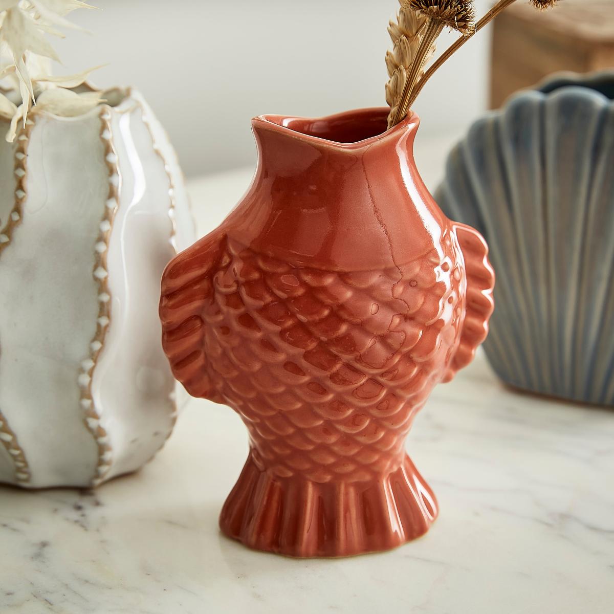 Oceanscape Set of 3 Ceramic Bud Vases – image 2