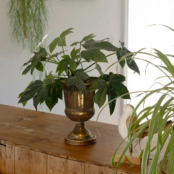 Fallen Fruits Antique Mental French Urn – image 1