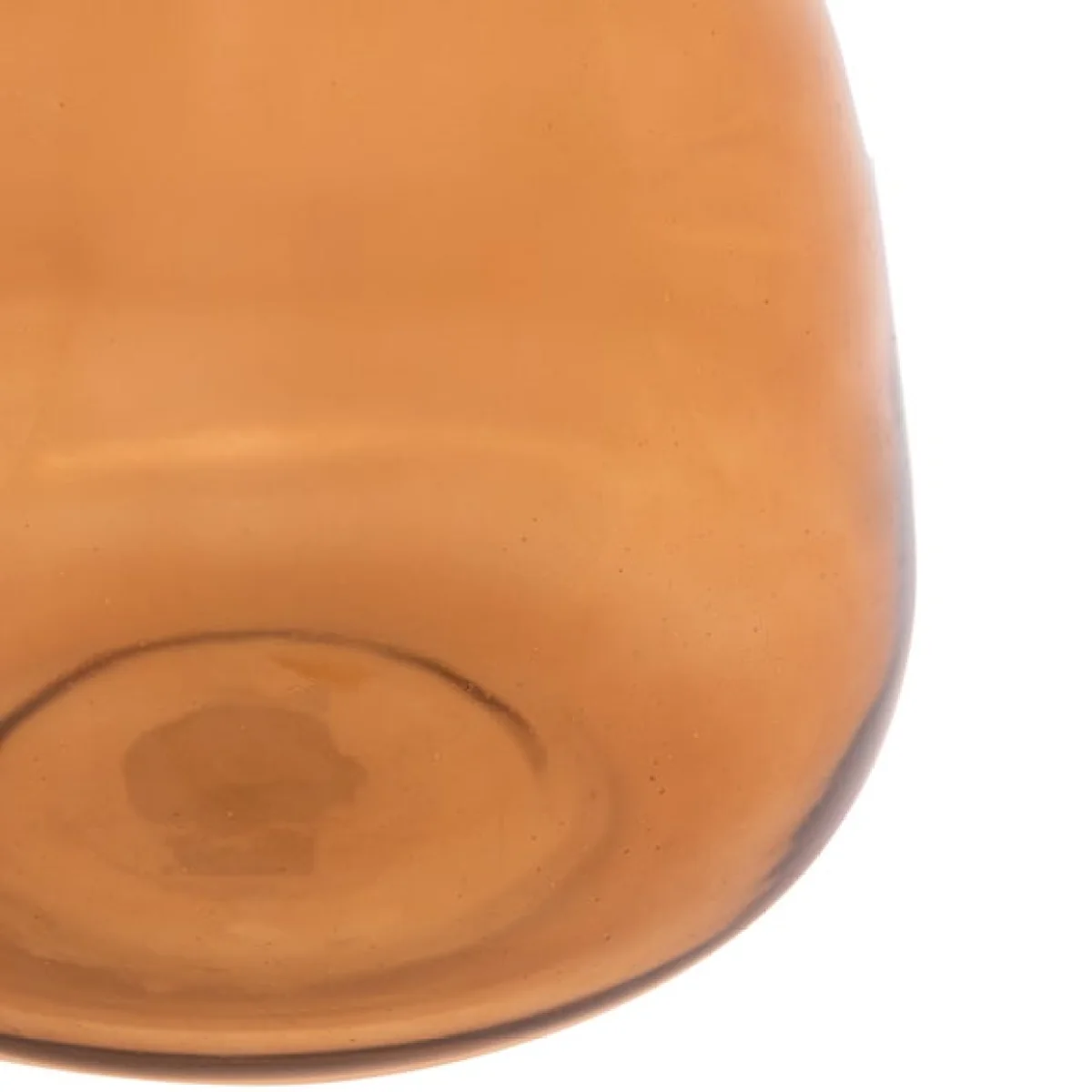 Cedar & Sage Soria Hand blown Glass Amber Vase – image 5