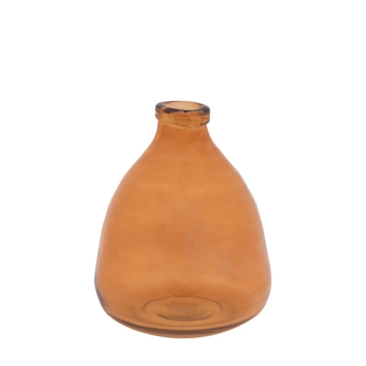 Cedar & Sage Soria Hand blown Glass Amber Vase – image 6