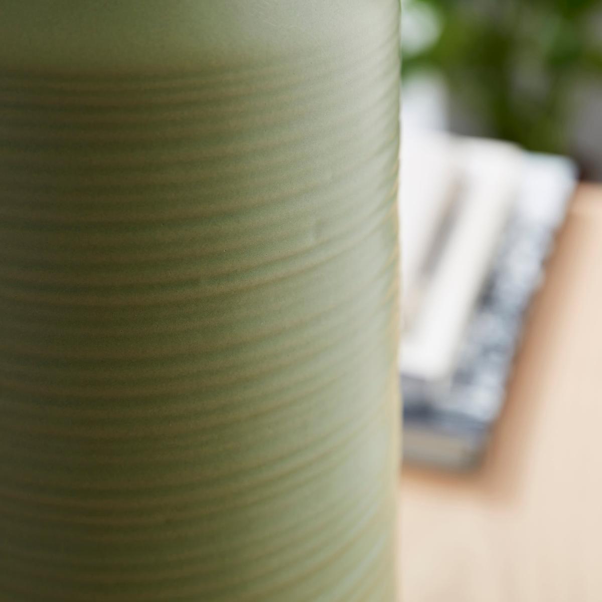 Ceramic Vase 38cm Olive Green – image 3