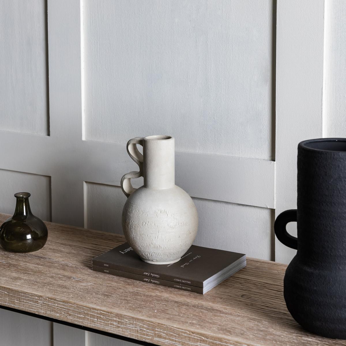 Ashwick Ceramic Vase Light Grey – image 2